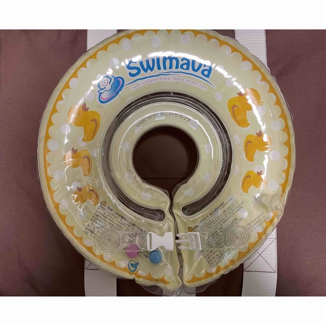 SWIMMER(スイマー)の美品🐤Swimava スイマーバ うきわ首リングアヒル柄ゆうパケットプラス配送 キッズ/ベビー/マタニティのおもちゃ(お風呂のおもちゃ)の商品写真