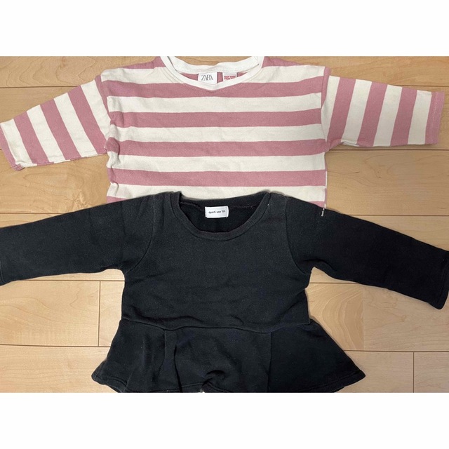 ZARA KIDS(ザラキッズ)のZARA トレーナー　80 女の子　まとめ売り キッズ/ベビー/マタニティのベビー服(~85cm)(トレーナー)の商品写真