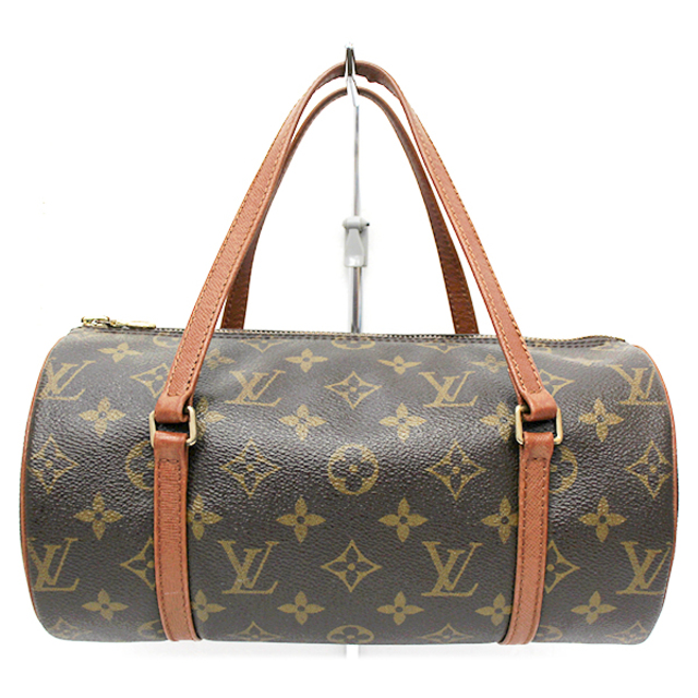 セール 美品 LOUIS VUITTON/ルイ・ヴィトン M51366/旧パピヨン26 モノグラム ショルダーバッグ ワンショルダー 肩掛けバッグ ブラウン/茶 モノグラムキャンバス LV