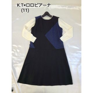 ロロピアーナ(LORO PIANA)の美品 kiyoko takase ロロピアーナ　サキソニーウールワンピース(ひざ丈ワンピース)