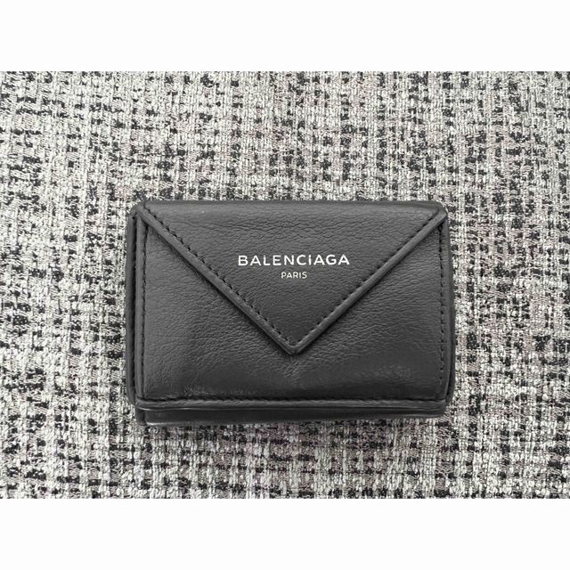 Balenciaga(バレンシアガ)のバレンシアガ　ミニレターウォレット　グレー　旧ロゴ レディースのファッション小物(財布)の商品写真