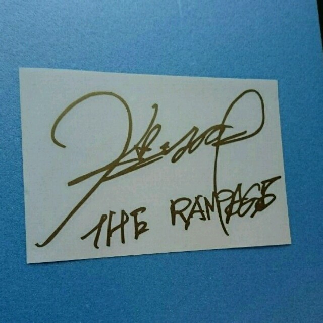 THE RAMPAGE 川村壱馬サインステッカー
