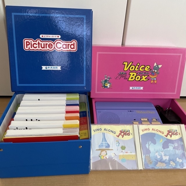 中央出版英語教材 ボイスボックス、ピクチャーカード キッズ/ベビー/マタニティのおもちゃ(知育玩具)の商品写真