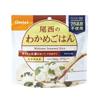 尾西わかめごはん（100g）×50袋(米/穀物)