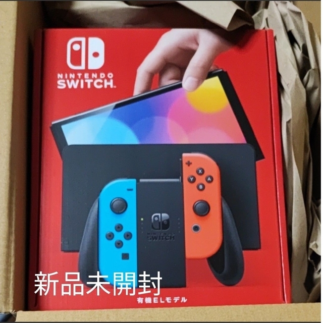 経典ブランド Nintendo Switch 本体 有機ELモデル ネオンレッド ブルー