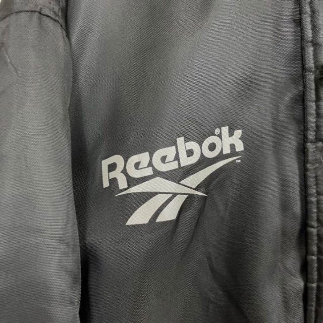Reebok(リーボック)の90sヴィンテージ古着REEBOKリーボック　裏ボアフリースベンチコート　M黒赤 メンズのジャケット/アウター(ナイロンジャケット)の商品写真