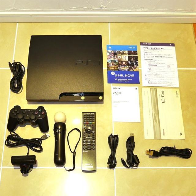 PS3本体 -BDリモコン-PS MOVE-PS EYE-HDMI