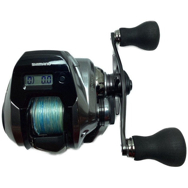 SHIMANO(シマノ)の§§SHIMANO シマノ 18炎月プレミアム150HG 03789 ブラック x シルバー スポーツ/アウトドアのフィッシング(リール)の商品写真