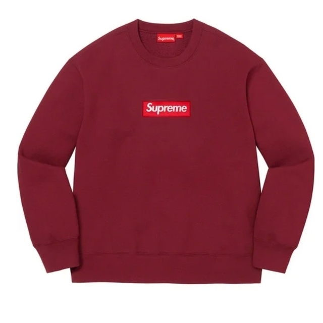 Supreme Box Logo Crewneck  cardinal 〔M〕