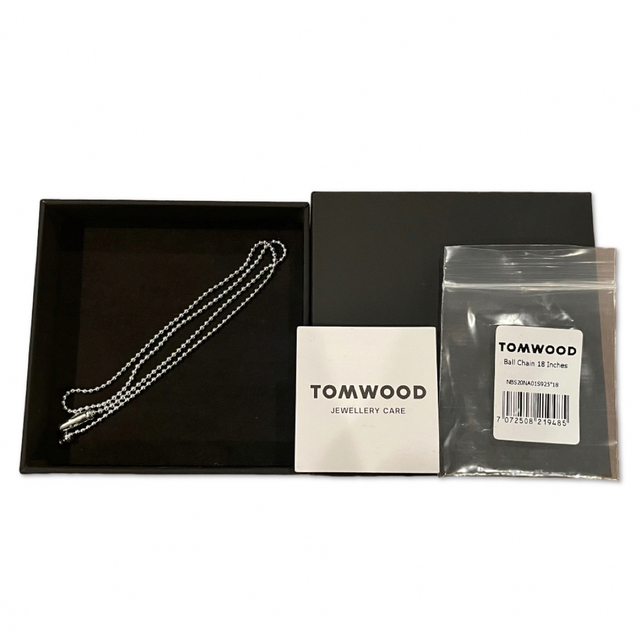 Tom Wood Ball Chain Slim Silver