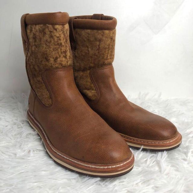 UGG ムートンブーツ メンズ レザー 27cm 9 アグ