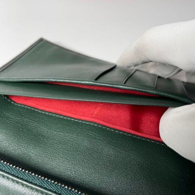 メーカー直売 美品 ロエベ LOEWE スエードレザー 長財布 アナグラム 箱