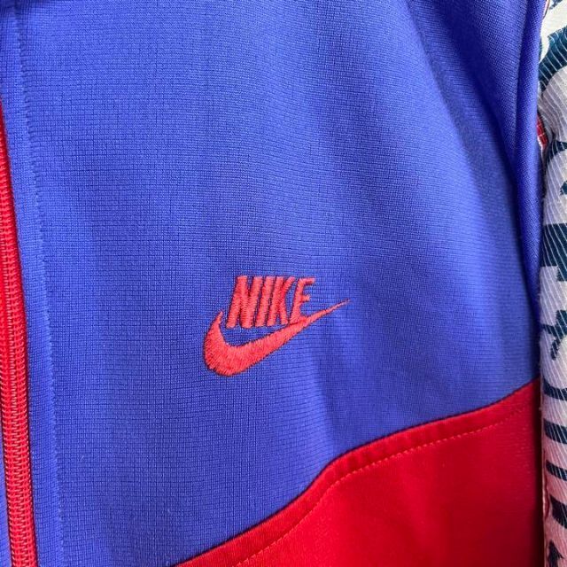 【希少】90sヴィンテージ古着NIKEナイキ トラックジャケットジャージ 刺繍