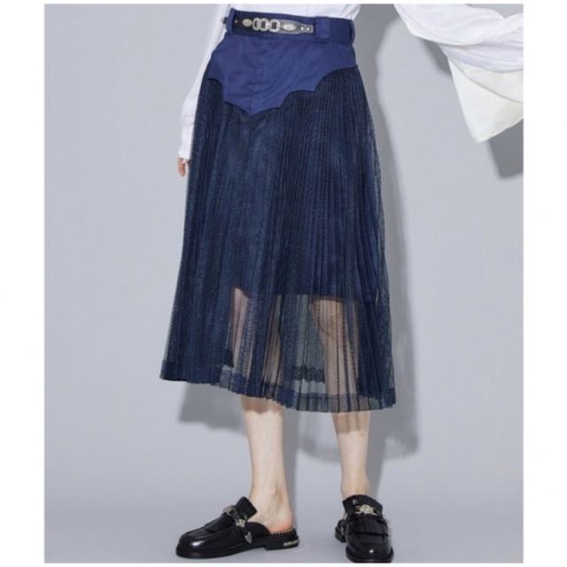 TOGA(トーガ)のTOGA × dickies プリーツスカート レディースのスカート(ロングスカート)の商品写真