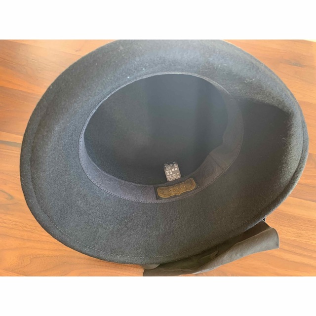 CA4LA(カシラ)のカシラca4laリボンハット帽子ウール黒 レディースの帽子(ハット)の商品写真