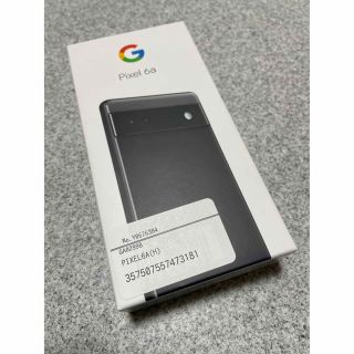 グーグルピクセル(Google Pixel)の未使用品 Google Pixel 6a 128GB charcoal ブラック(スマートフォン本体)