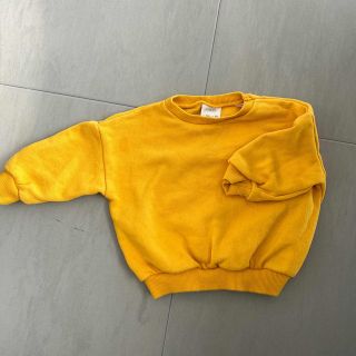 ザラキッズ(ZARA KIDS)のZARAベビー　裏起毛　トレーナー(トレーナー)