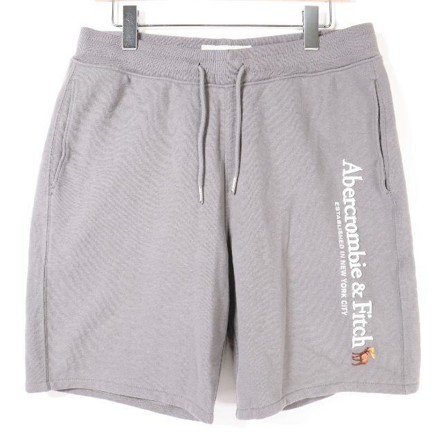 Abercrombie&Fitch(アバクロンビーアンドフィッチ)のAbercrombie&Fitch アバクロンビー　ハーフパンツ　メンズ　グレー メンズのパンツ(ショートパンツ)の商品写真