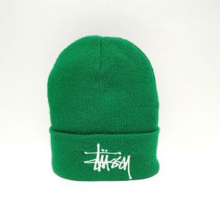 ステューシー(STUSSY)の00s STUSSY ステューシー ビーニー ショーンフォント ニットキャップ(ニット帽/ビーニー)