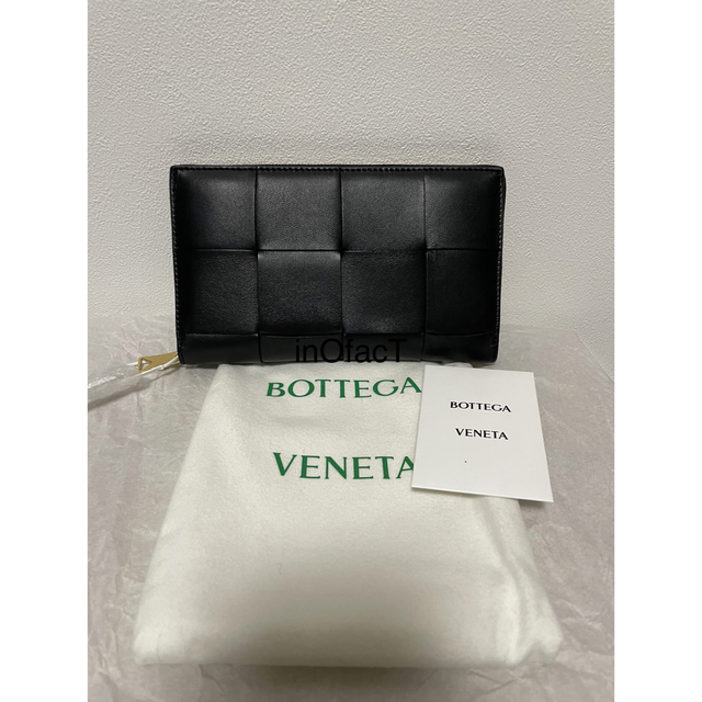 Bottega Veneta - ブラック 新品未使用 ボッテガヴェネタ コンチネンタルウォレット 長財布