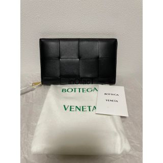 ボッテガヴェネタ(Bottega Veneta)のブラック 新品未使用 ボッテガヴェネタ コンチネンタルウォレット 長財布(長財布)