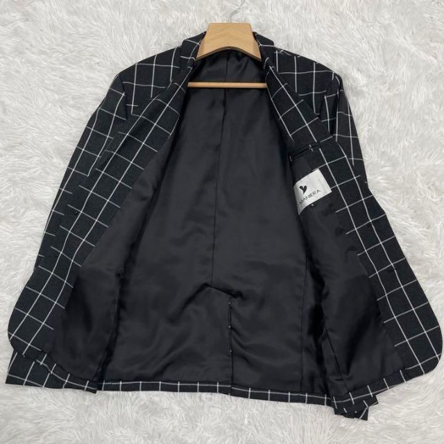 新品未使用✨マニエラ MANIERA メンズ セットアップスーツ ブラック 黒