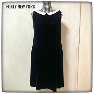 フォクシーニューヨーク(FOXEY NEW YORK)のVELOUR NOIR by FOXEY NEWYORK　ドレス（ベロアガール）(ひざ丈ワンピース)