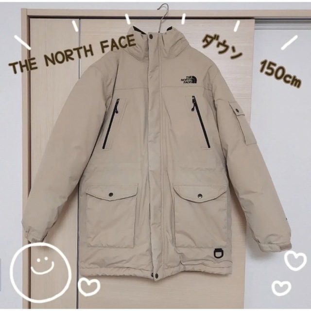 【美品】THE NORTH FACE　ダウンジャケット　ベージュ　Sサイズ