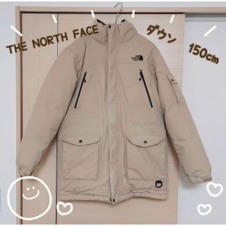 ザノースフェイス(THE NORTH FACE)の【美品】THE NORTH FACE　ダウンジャケット　ベージュ　Sサイズ(ダウンジャケット)