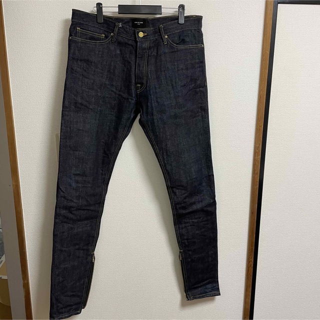 fear of god 5th selvedge paneled denim