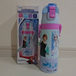 アナ雪 新品 470ml ロック付ワンプッシュダイレクトボトル(水筒)