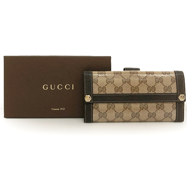 GUCCI 長財布　モノグラム