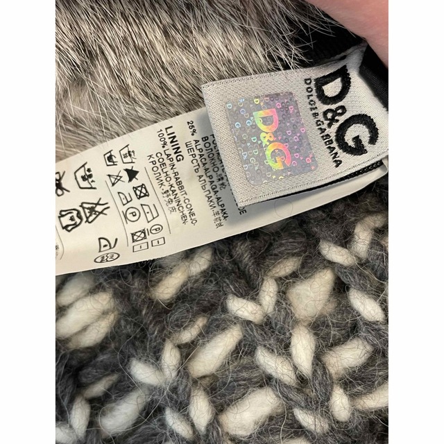 D&G - ドルチェガッパーナ D&G ブルゾンパーカー 裏地ラビットファーの