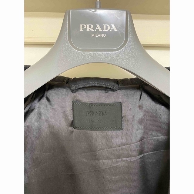 PRADA(プラダ)のPRADA プラダ ダッフルコート ネイビー メンズ　ウールカシミアコート メンズのジャケット/アウター(ダッフルコート)の商品写真