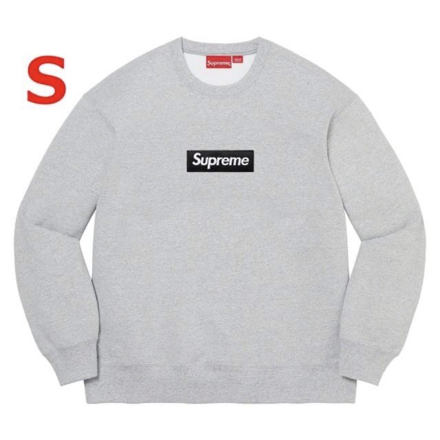 Supreme Box Logo Crewneck  Grey S