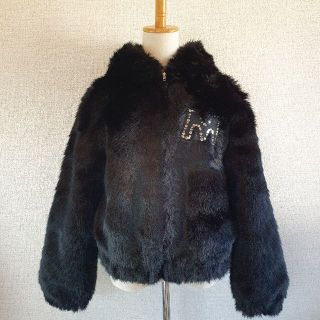 マルニ(Marni)の【新品・未使用】MARNI KIDS Mパッチ ブラックジャケット　14Y　黒(ジャケット/上着)