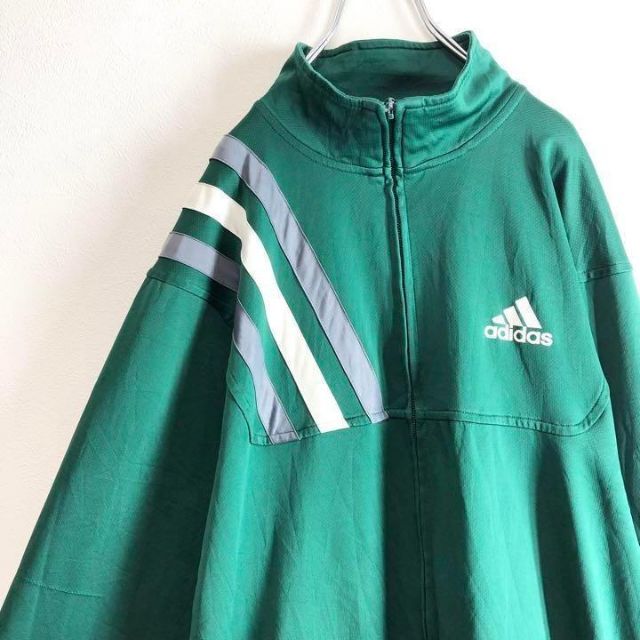 adidas   s古着 adidas アディダス 刺繍ロゴ トラックジャケット