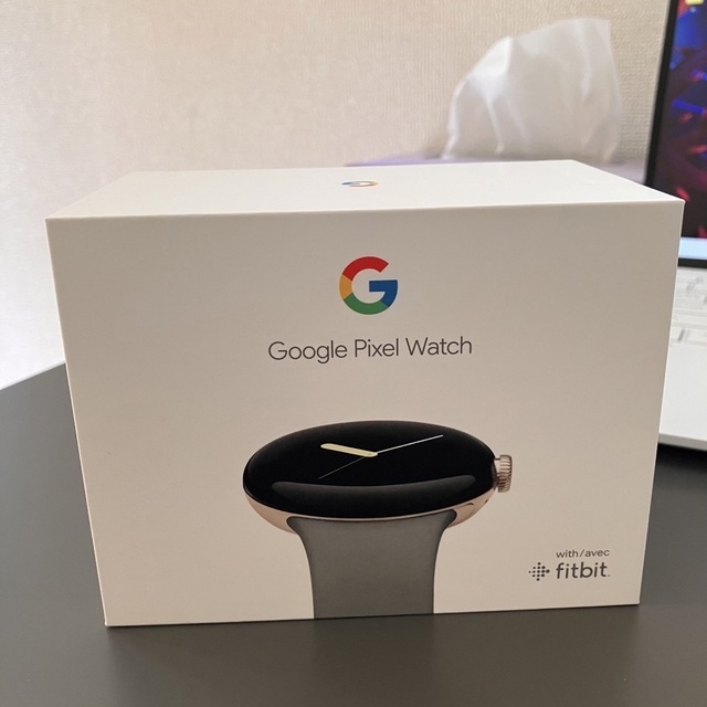 【新品未開封】Pixel Watch Wi-Fi版 Champagne Goldスマートフォン/携帯電話