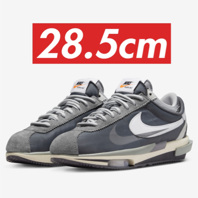 sacai × Nike Zoom Cortez "Iron Grey"