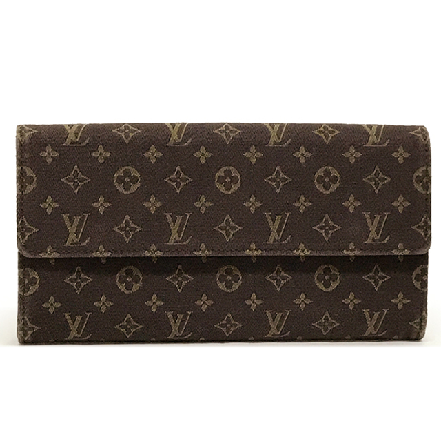 中美品 
LOUIS VUITTON ルイ・ヴィトン 
 M95234/ポルトフォイユ・サラ 長財布 
 エベヌ ブラウン×ベージュ