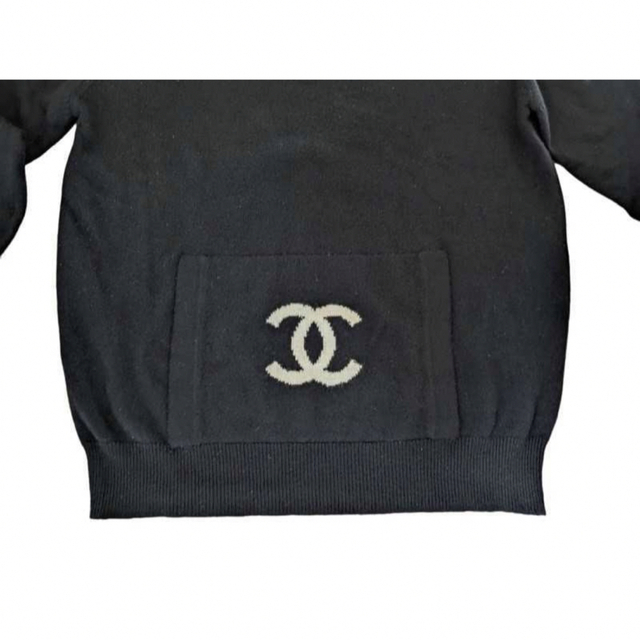 CHANEL(シャネル)の【注目の的！】CHANEL クリーニング済　カンガルー　超レア　カシミア100% レディースのトップス(ニット/セーター)の商品写真