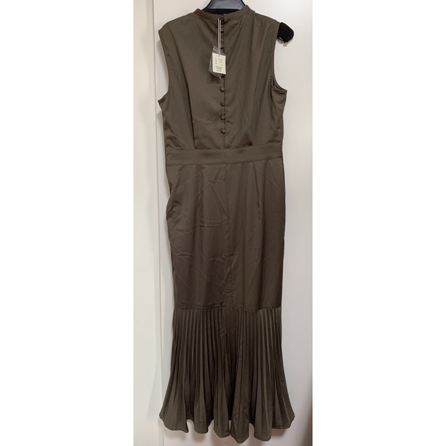 LOr ロル Mermaid Pleats Dress Brown Mサイズ 5