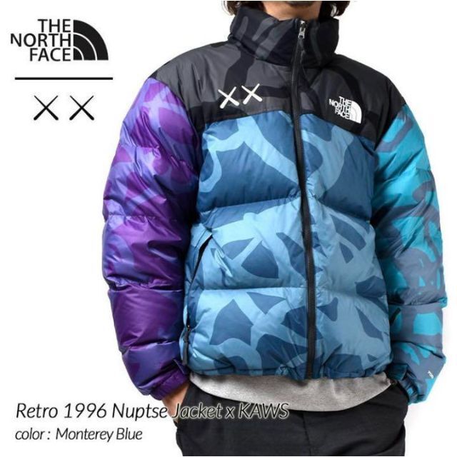 THE NORTH FACE - THE NORTH FACE XX KAWS レトロ ヌプシ S