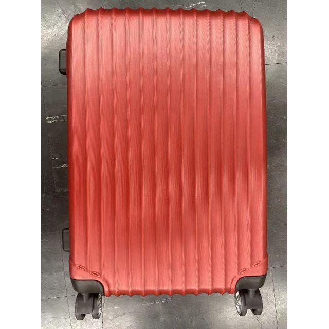 キャリーケース レッド Mサイズ 新品 拡張機能付き