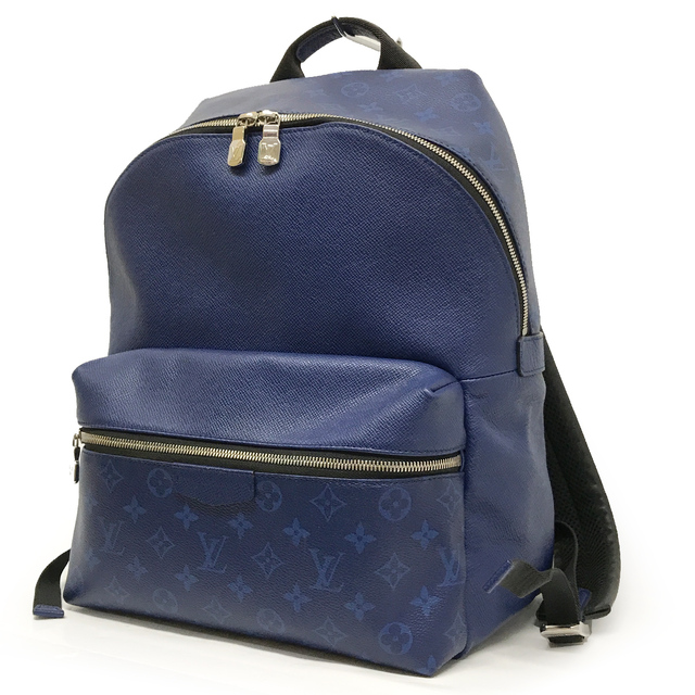 LOUIS VUITTON(ルイヴィトン)のセール 超美品 LOUIS VUITTON/ルイ・ヴィトン M30229/ディスカバリー・バックパックリュック・デイパック ブルー タイガ LV 【中古】 レディースのバッグ(リュック/バックパック)の商品写真