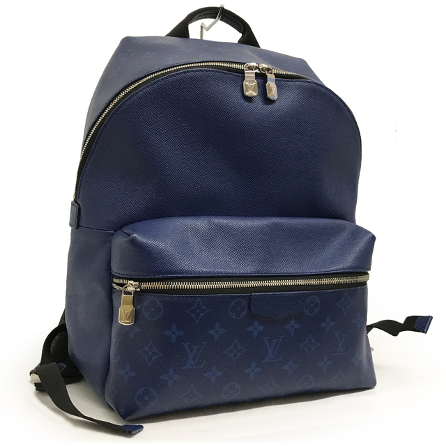 LOUIS VUITTON(ルイヴィトン)のセール 超美品 LOUIS VUITTON/ルイ・ヴィトン M30229/ディスカバリー・バックパックリュック・デイパック ブルー タイガ LV 【中古】 レディースのバッグ(リュック/バックパック)の商品写真