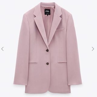 ザラ(ZARA)のポケット付きストレートカットブレザー(テーラードジャケット)