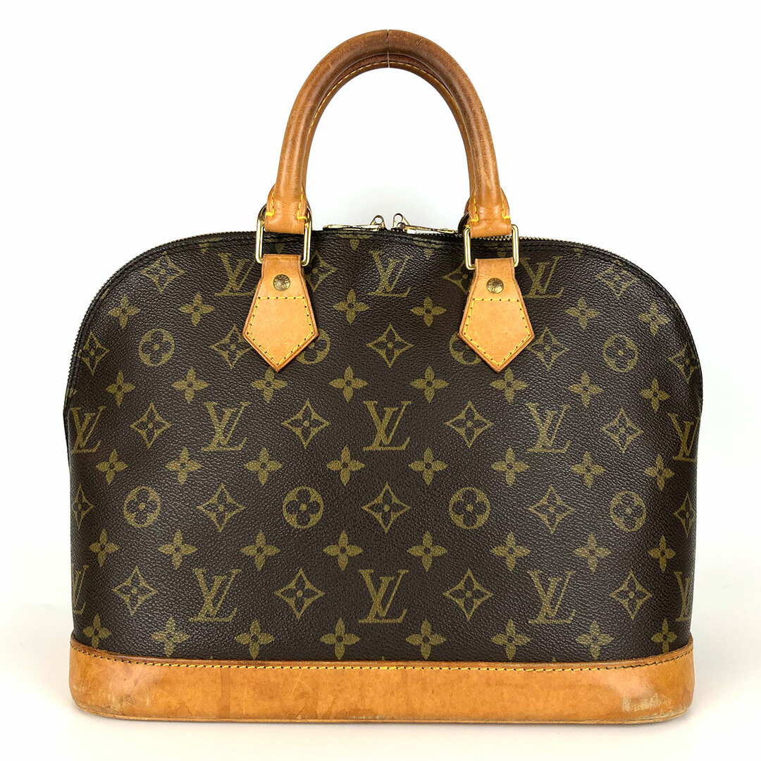 美品 LOUIS VUITTON ルイ・ヴィトン アルマ モノグラム ハンドバッグ ブラウン レディース メンズ ファッション M51130 USED