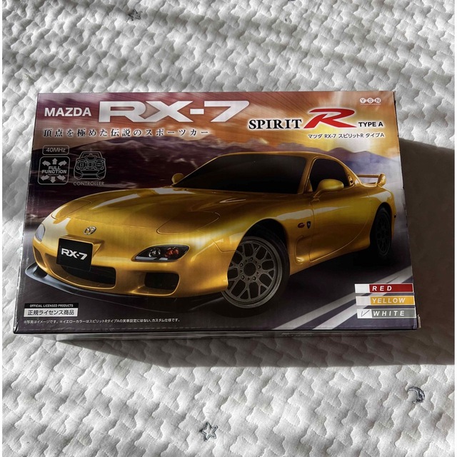 マツダ(マツダ)のMAZDA RX-7 SPIRIT R TYPE A ラジコン　【ホワイト】 エンタメ/ホビーのおもちゃ/ぬいぐるみ(ホビーラジコン)の商品写真