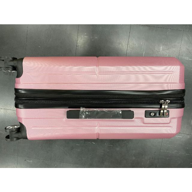 スーツケース　小型　ピンク艶あり機内持ち込み可　軽量キャリーケース　Sサイズ